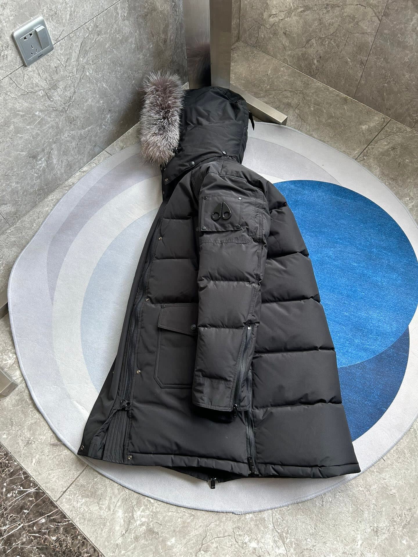 Moose Knuckles Fur Hood Long Down Parka Moose Knuckles Fur Hood Long Down Parka